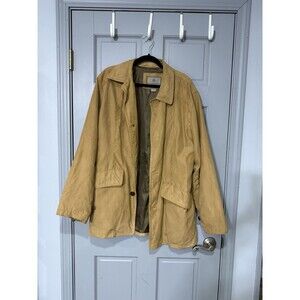 Vintage Rainforest 80’s Microfiber Tan Men’s Medium Jacket Minimalist Hong Kong